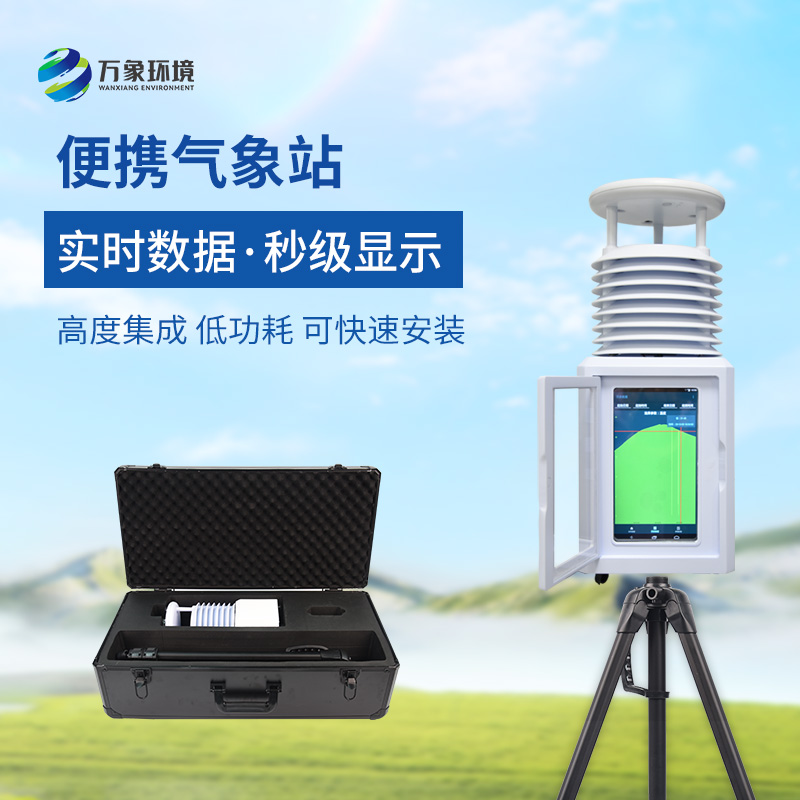 小型便攜式自動氣象站，創新移動監測氣象方式